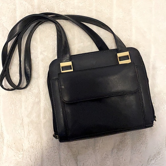 Vintage Navy Blue Purse - Picture 1 of 2